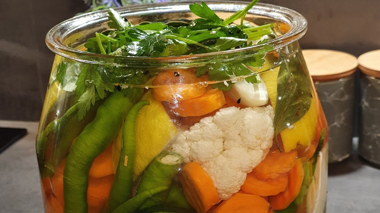 المخلل المشكل variante على الطريقة التونسية 🇹🇳وفي نفس الوقت سر القرمشة