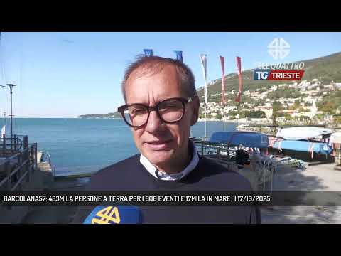 BARCOLANA57: 483MILA PERSONE A TERRA PER I 600 EVENTI E 17MILA IN MARE   | 17/10/2025