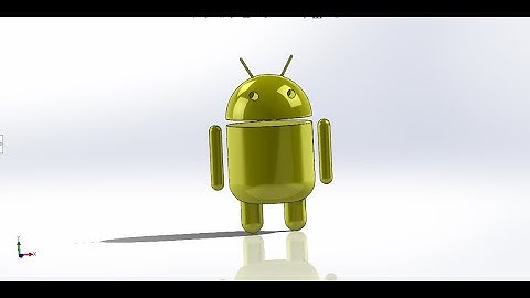 solidworks tutorial for beginners--- Android Logo