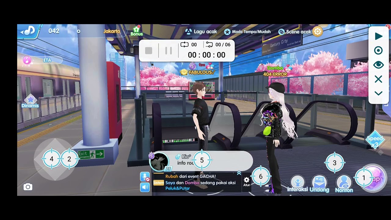 Setting auto click idol party mode irama - YouTube