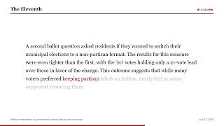 Millburn referendum on government change fails by narrow margin