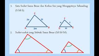 Kesebangunan dan kekongruenan - tutorial matematika