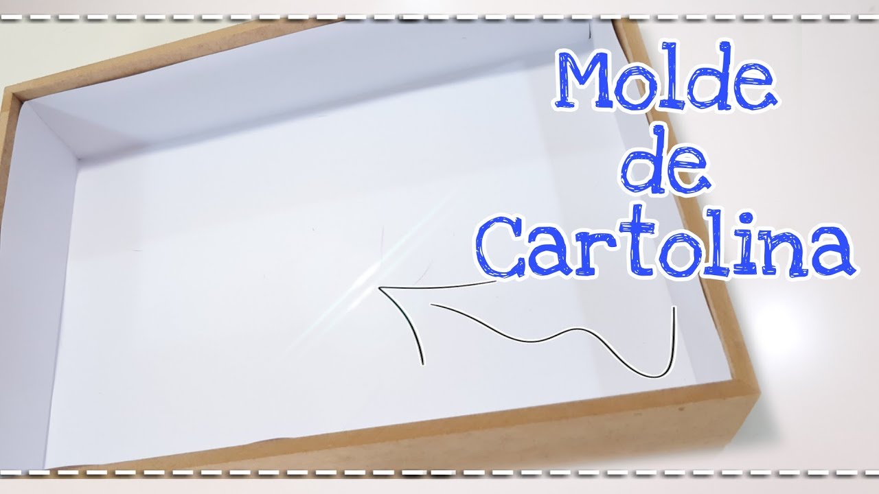 MOLDE para a parte INTERNA DA CAIXA | Como fazer