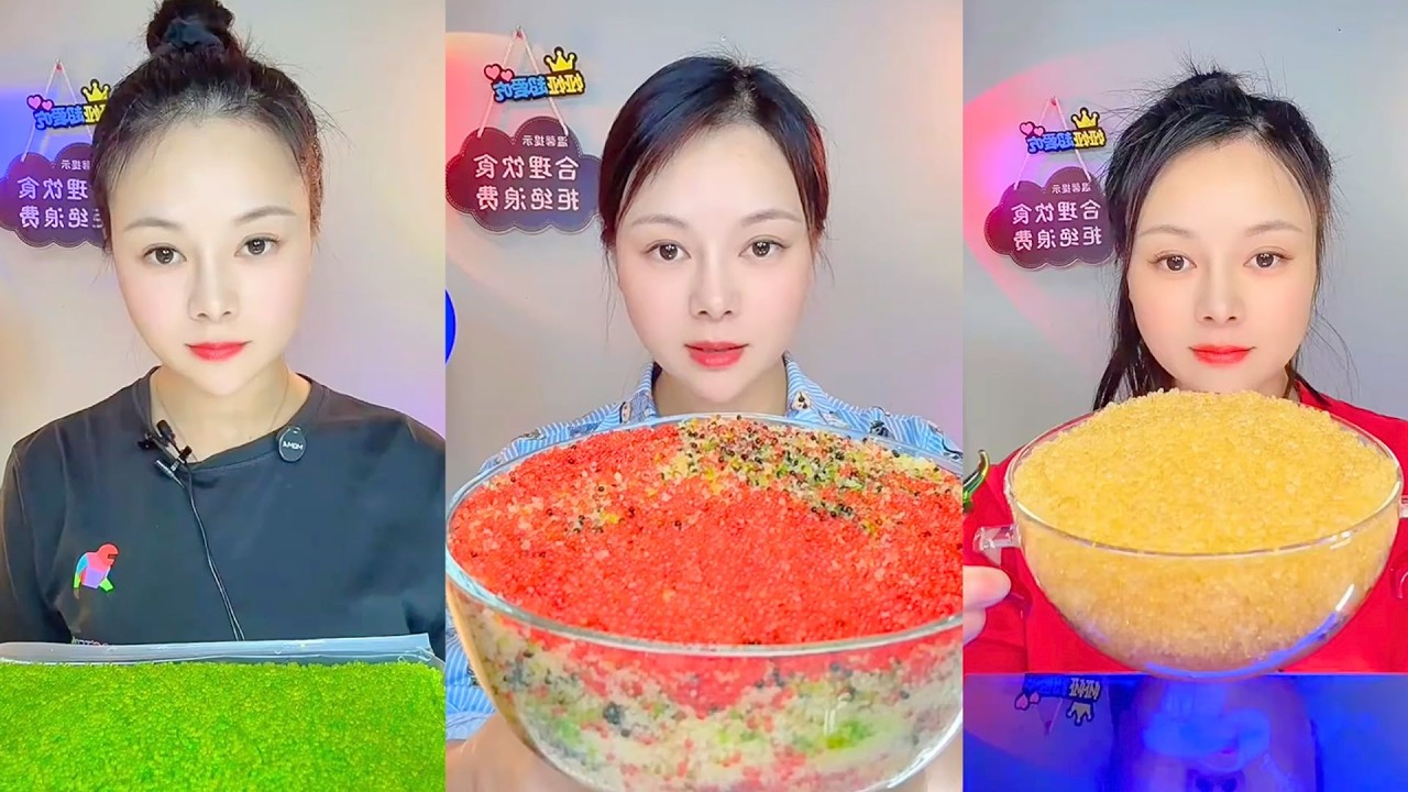 Colorful Fish Roe Eating ASMR | Soft Crunch Seafood Mukbang Colorful #98
