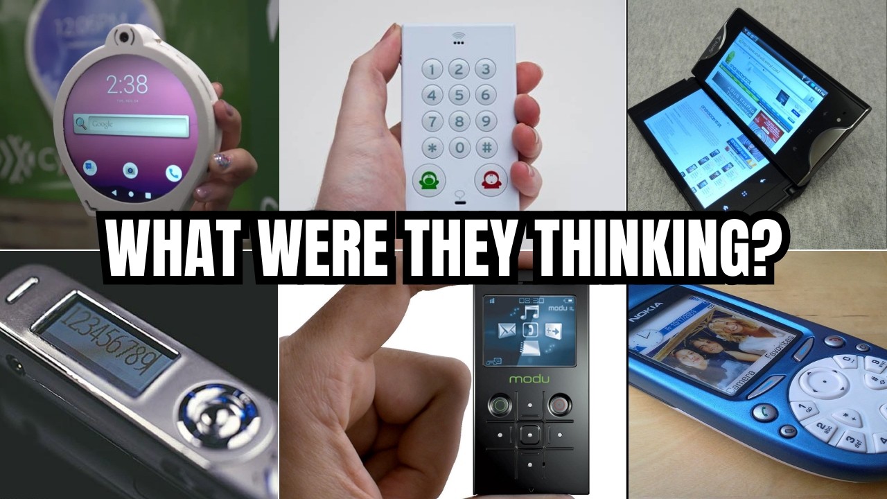 11 глупых идей для телефонов, которые каким-то образом превратились в реальные продукты.