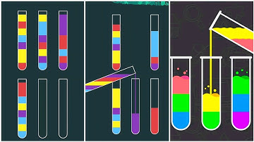 Water Sort Puzzle Gameplay 2, Android Games ios Walkthrough Simulator Think Brain Puzzle