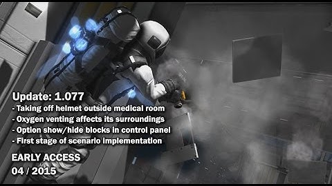 Space Engineers - Update 01.077: Hiding blocks in terminal, decompression effect, scenarios