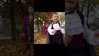 Funny kids Halloween trick or treat #shorts #youtubeshorts