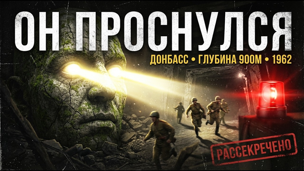 Военные нашли спящего ВЕЛИКАНА в шахте Донбасса. Он проснулся когда зазвучала сирена.