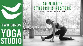 45 Minute Stretch & Restore | Recovery Day Yoga