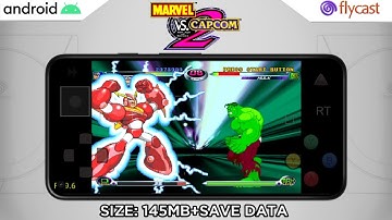 MARVEL VS CAPCOM 2 [60 FPS] | FLYCAST ANDROID | DREAMCAST GAMEPLAY UNLOCK ALL CHARACTER+TUTORIAL