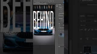 ⭐ Place Text Behind Anything In Photoshop