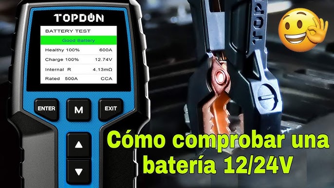 Kingbolen BM560 Probador de batería de coche 6V 12V BM580 Analizador de  batería Prueba de arranque