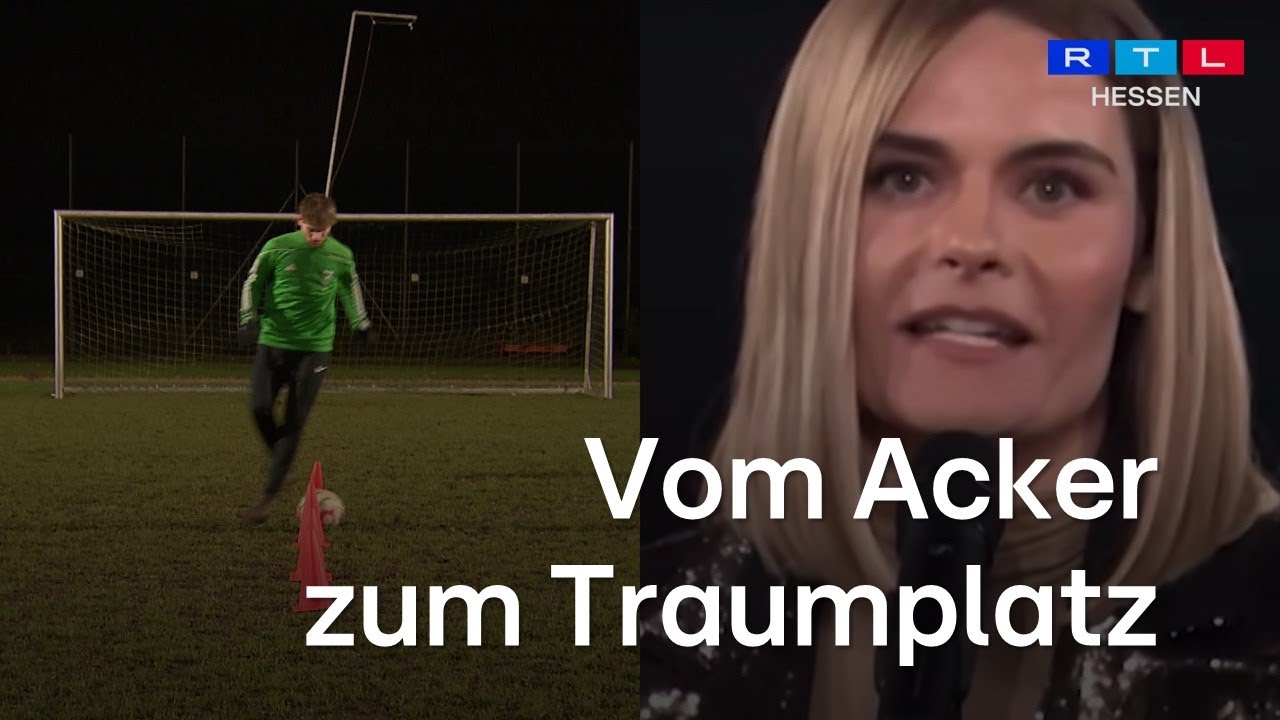 Hazel Brugger sammelt Spenden für Kunstrasen in Klein-Umstadt