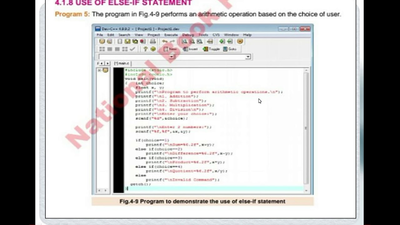 Class 10 Computer sci week 10 if Else if statement - YouTube