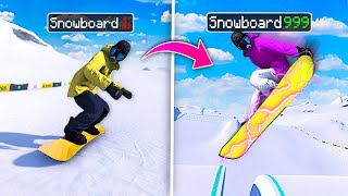 Upgrading Snowboard To GOD SNOWBOARD In Shredders!