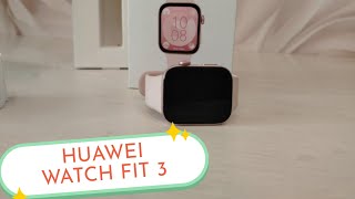 Распоковка часов Huawei watch fit 3