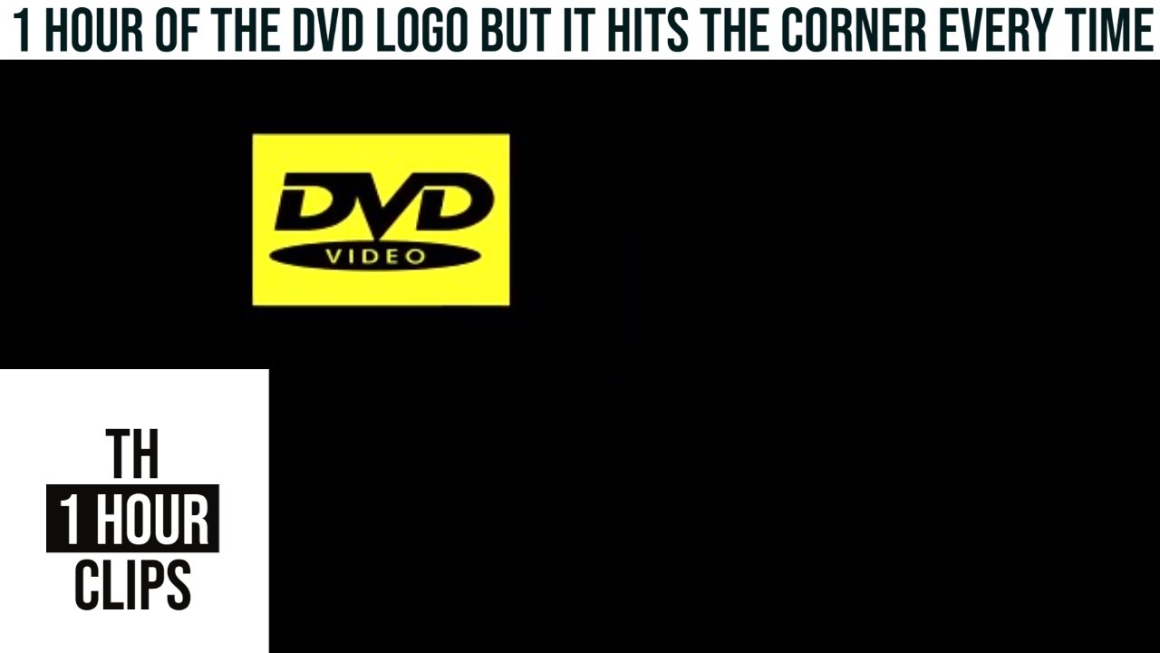 1 minute of dvd screensaver (GETS IN THE CORNER!)