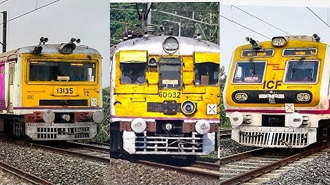 [ 3 in 1 ] Different Liveries Modern & Old Colourful EMU Local trains of Eastern Railways