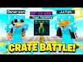 BATTLING to find THE *BEST* CRATE in Minecraft OP PRISON (Minecraft Prison Escape)