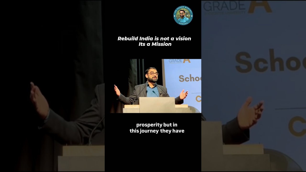 Rebuild India is a national mission — Dr Varun Murthy