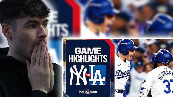 BRITS React to Yankees vs. Dodgers World Series Game 2 Highlights | MLB Highlights