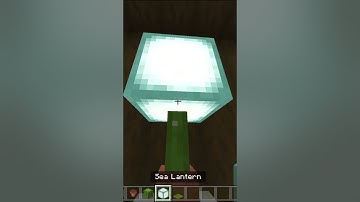 Minecraft! Realistic Lamp #shorts