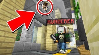 THE ULTIMATE MINECRAFT MURDER MYSTERY HIDING SPOT!