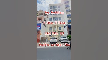 Bán nhà mặt tiền Nguyễn Phúc Nguyên phường Nhiêu Lộc Quận 3 - tòa Building8 tầng mới đẹp. #fyb
