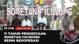 Download lagu Presiden Jokowi Akhirnya Resmikan Sodetan Ciliwung Sempat Mangkrak | Kabar Petang tvOne