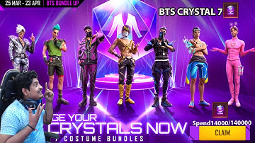 Bts Crystals x Free Fire | Bts Costume 7 Bundle Clam