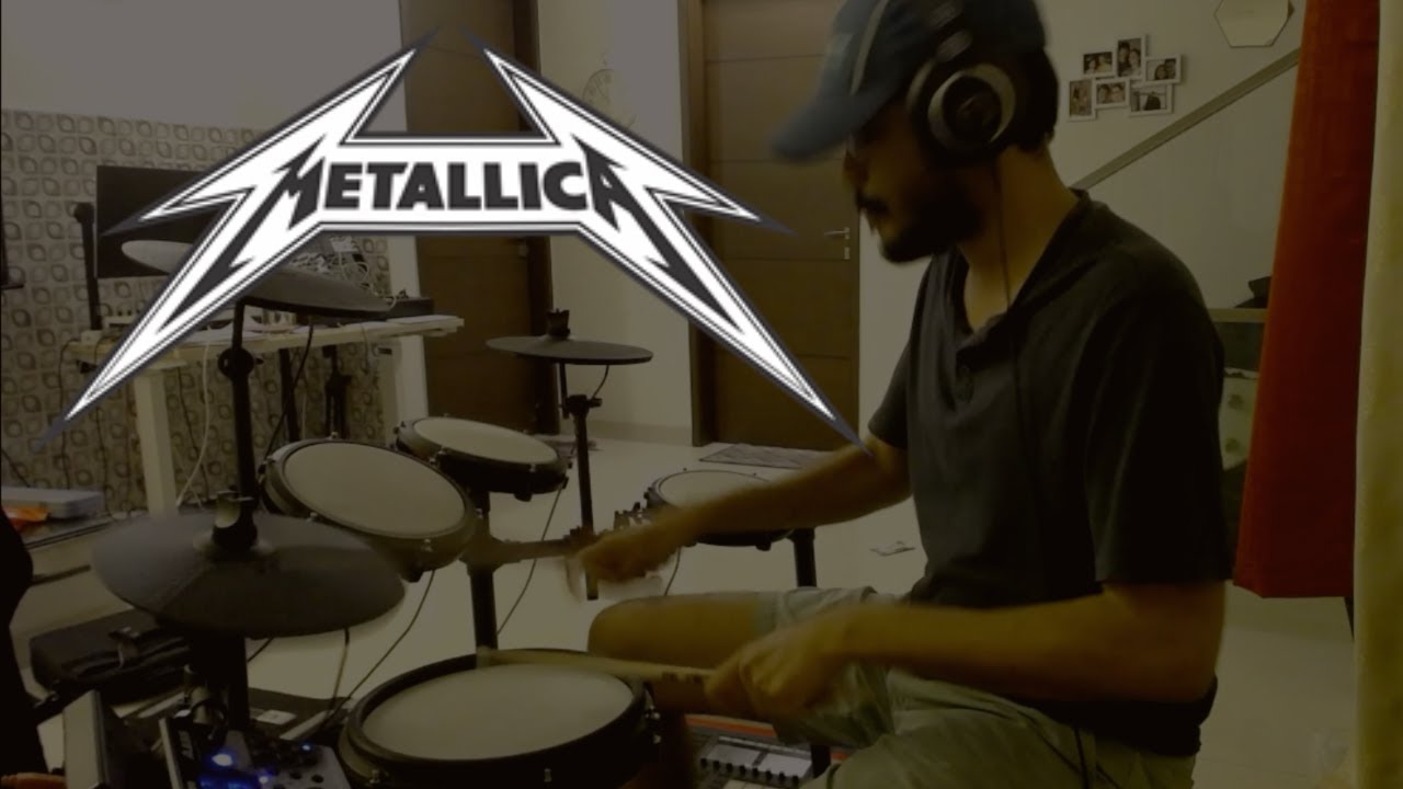 Enter Sandman - Metallica - Drum Cover - Week 4 of drum lessons