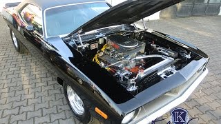 1974 Cuda 360 Stroker 408 Sixpack  First Start !!