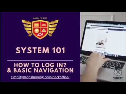 HOW TO LOGIN @ Your Simplify Dropshipping Account  224 X 400