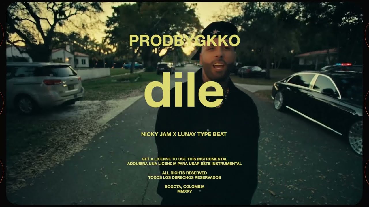 Nicky Jam x Lunay Type Beat ''dile'' Reggaeton Instrumental 2025 | PRODBYGKKO