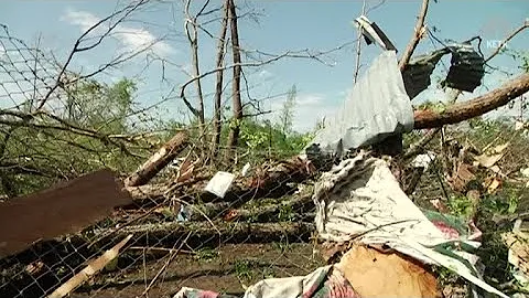 Family Reunites With Pets After Tornado