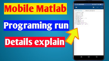 how to run program in matlab | matlab programming for engineers | mobile matlab programming