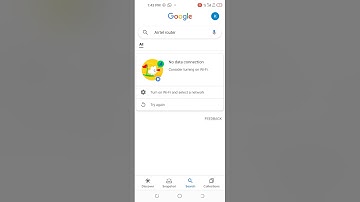 How to fix Google no data connection