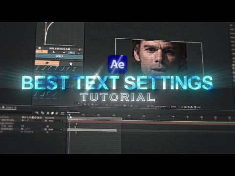 Best Text Settings for Viral Edits | After Effects Tutorial