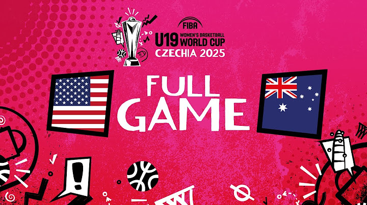 LIVE - USA v Australia | FIBA U19 Women's Basketball World Cup 2025 | FINAL