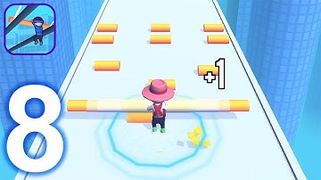 Roof Rails - All Levels Gameplay Walkthrough #08 (Android, iOS)