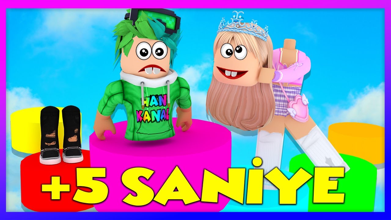 ROBLOX AMA HER 5 SANİYEDE KOMİK ŞEYLER OLUYOR 😂 KÜBRA NİSA HAN KANAL