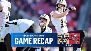 Saints EDGE Bucs to KEEP Playoffs hopes ALIVE | Game Recap | CBS Sports