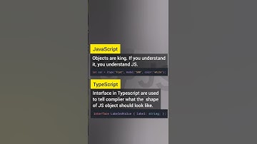 JavaScript Vs TypeScript