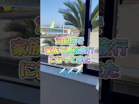 【ポケモン】2泊3日で家族で東京旅行に行ってきた✈️✈️✈️#ポケモン #ディズニーランド #ポケパーク #東京駅 #shorts