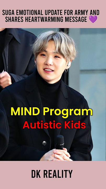 Suga Shares Emotional Update Autistic Kids to Perform at Shining MINDs Concert #shorts #shortsfeed