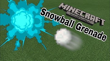 Snowball Grenade | command block creation