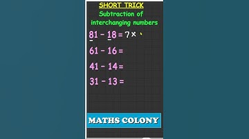 Shorts# Substracting of interchanging numbers