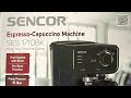 Sencor ses 1710bk espresso  capuccino machine