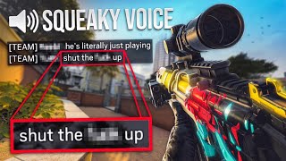 I pretended to be a little kid in Rainbow Six Siege.. *TOXIC WARNING*